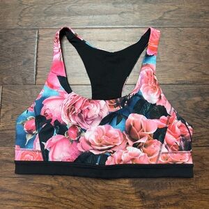 Lululemon Top speed secret garden floral sports bra - No padding